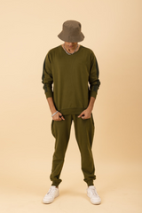 Olive Green Coord Set