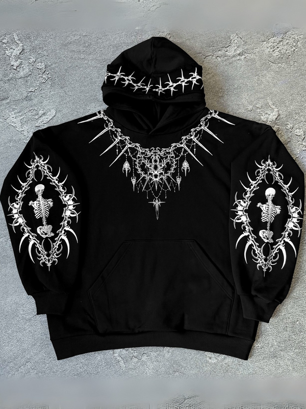 BoneSpire Oversized Hoodie