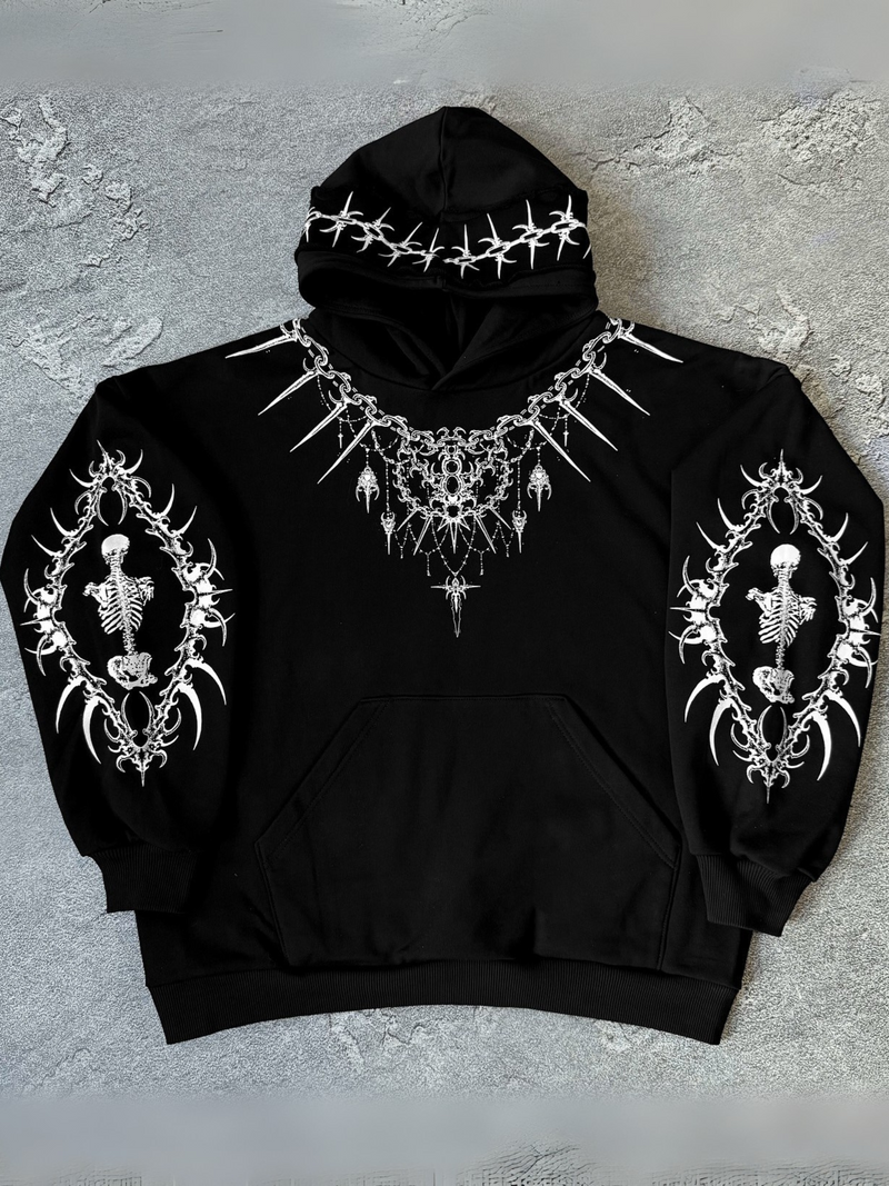 BoneSpire Oversized Hoodie