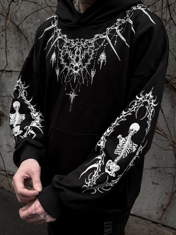 BoneSpire Oversized Hoodie