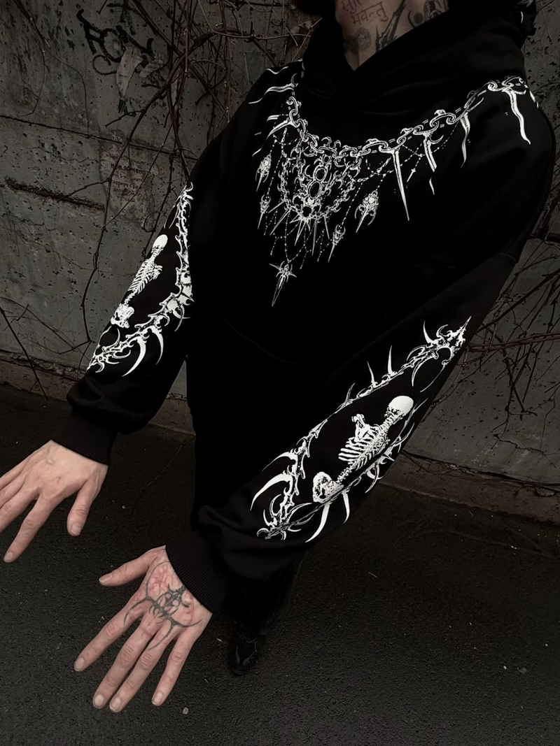 BoneSpire Oversized Hoodie
