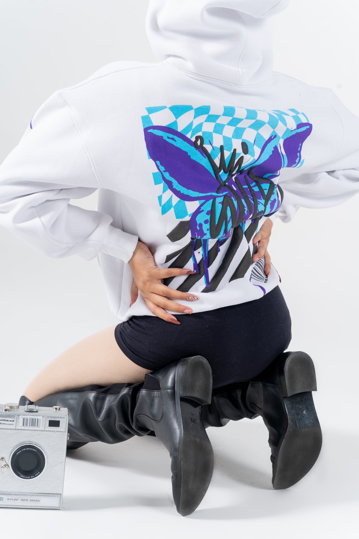 Wild Butterfly Oversized Hoodie