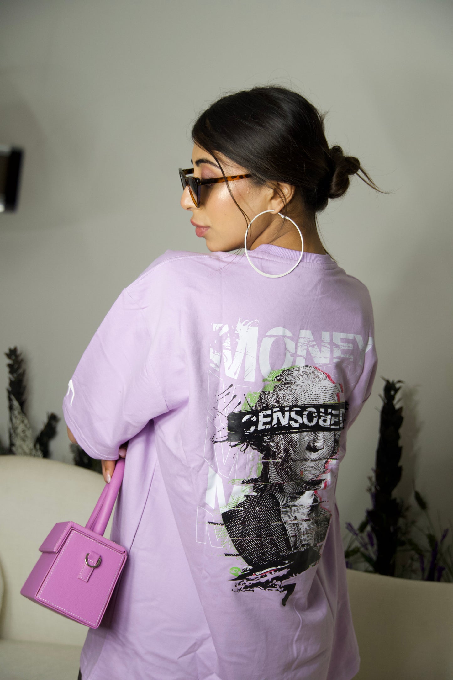 Money Censored Oversized T-Shirt