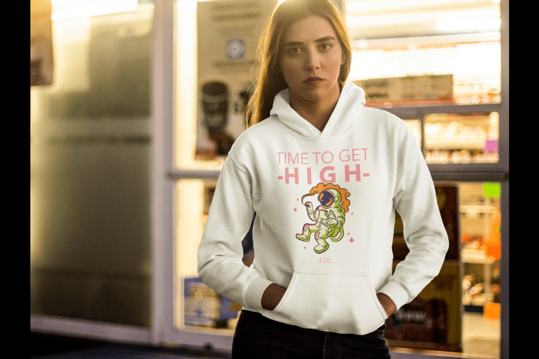 Time To Get High Hoodie